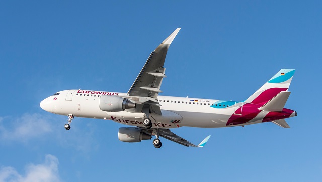 Eurowings Airbus A320 Blue Sky